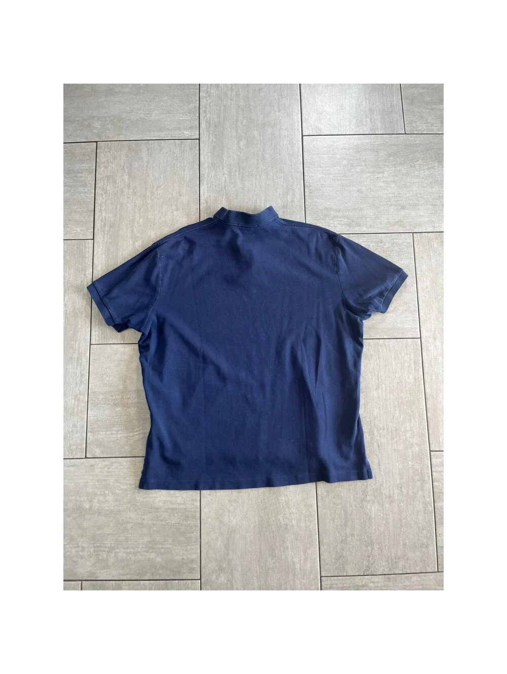 Polo Ralph Lauren Navy Short Sleeve Cotton Polo Shirt XL